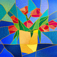 Stained Glass Effect Photoshop  Order Illustrator/Photoshop